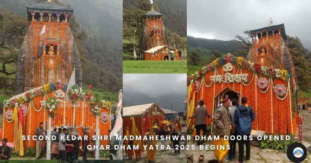 Char Dham Yatra 2025 - Second Kedar Shri Madmaheshwar Dham Doors Opened